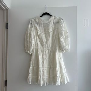 NWT Reformation Miley Dress in Ivory